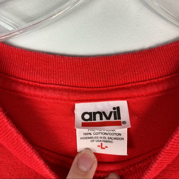 Nascar Carl Edwards 99 Office Depot Car Red Crewneck Short Sleeve T-Shirt - Picture 4 of 5